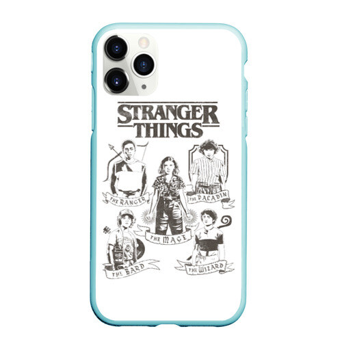 Чехол для iPhone 11 Pro матовый Очень Странные Дела фото