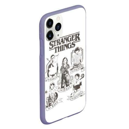 Чехол для iPhone 11 Pro матовый Очень Странные Дела фото