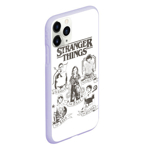 Чехол для iPhone 11 Pro матовый Очень Странные Дела фото