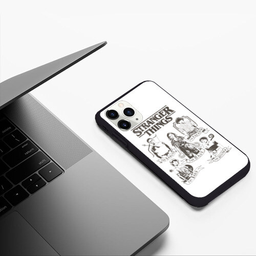 Чехол для iPhone 11 Pro матовый Очень Странные Дела фото