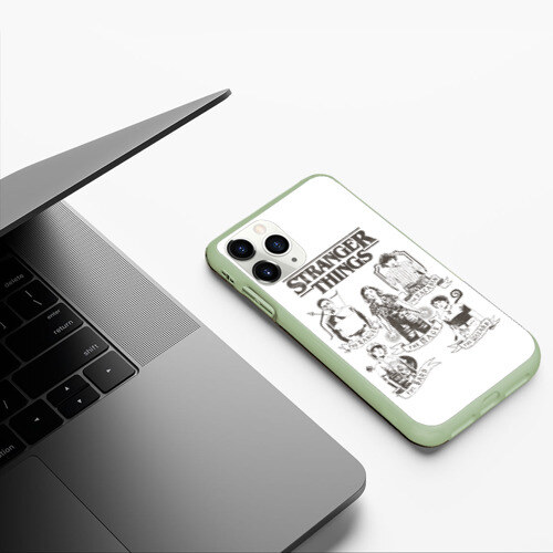 Чехол для iPhone 11 Pro матовый Очень Странные Дела фото