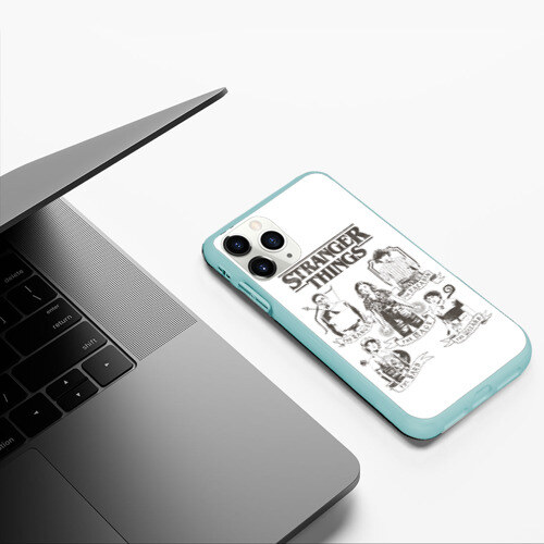 Чехол для iPhone 11 Pro матовый Очень Странные Дела фото