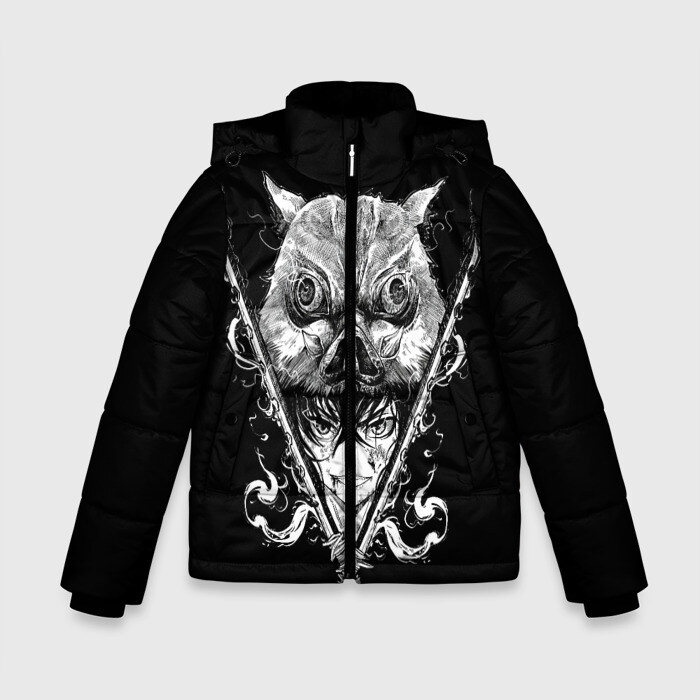 Зимняя куртка для мальчиков 3D Клинок рассекающий демонов Ино фото