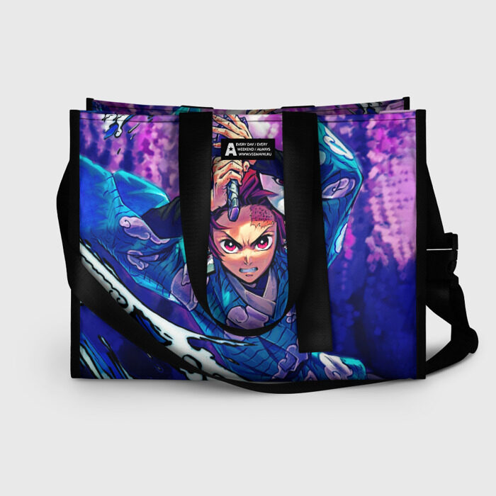 Сумка-шоппер 3D Танджиро камадо Клинок Демонов фото