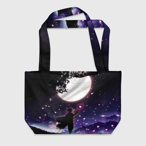 Пляжная сумка 3D Шинобу Кочо Клинок демонов фото