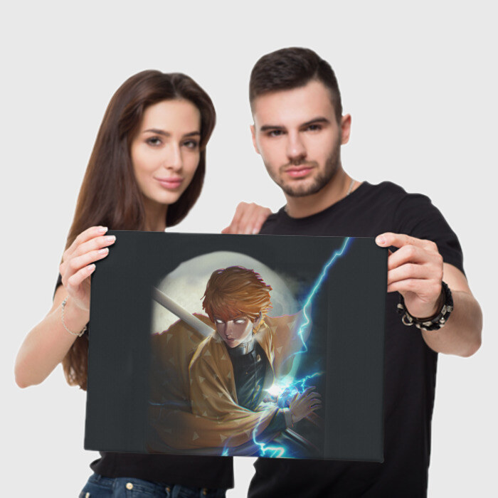 Холст прямоугольный КЛИНОК РАССЕКАЮЩИЙ ДЕМОНОВ фото