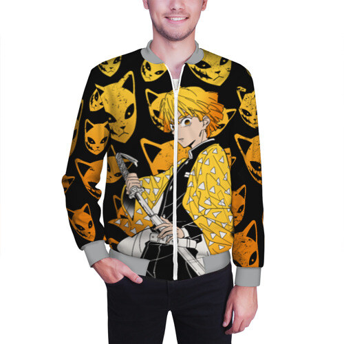 Мужской бомбер 3D ЗЕНИТЦУ КЛИНОК РАССЕКАЮЩИЙ фото