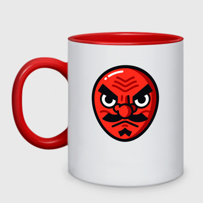 Кружка двухцветная Саконджи Урокодаки Kimetsu no Yaiba фото