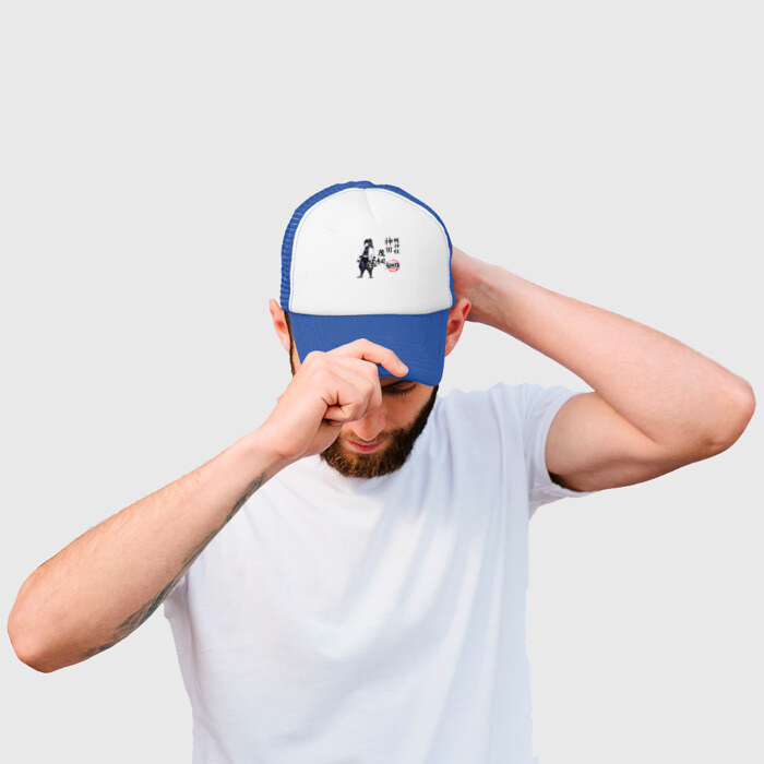 Кепка тракер с сеткой Муичиро Токито Kimetsu no Yaiba фото