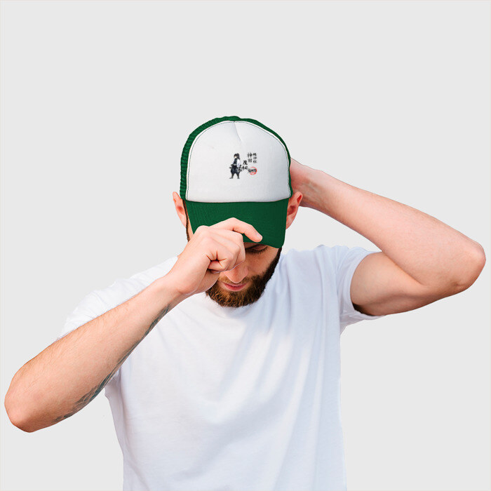 Кепка тракер с сеткой Муичиро Токито Kimetsu no Yaiba фото