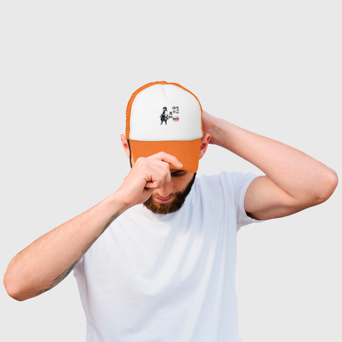 Кепка тракер с сеткой Муичиро Токито Kimetsu no Yaiba фото