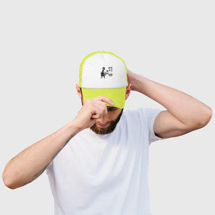 Кепка тракер с сеткой Муичиро Токито Kimetsu no Yaiba фото