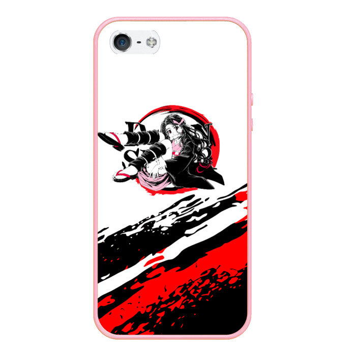 Чехол для iPhone 5/5S матовый Незуко Камадо | Клинок, рассекающий демонов фото