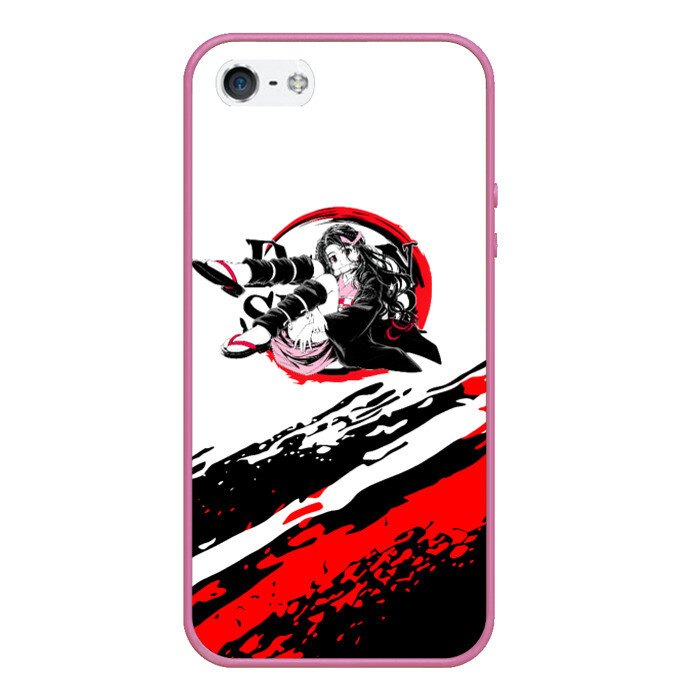 Чехол для iPhone 5/5S матовый Незуко Камадо | Клинок, рассекающий демонов фото