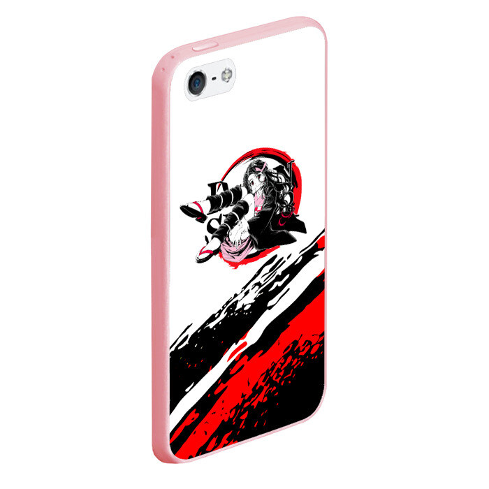 Чехол для iPhone 5/5S матовый Незуко Камадо | Клинок, рассекающий демонов фото