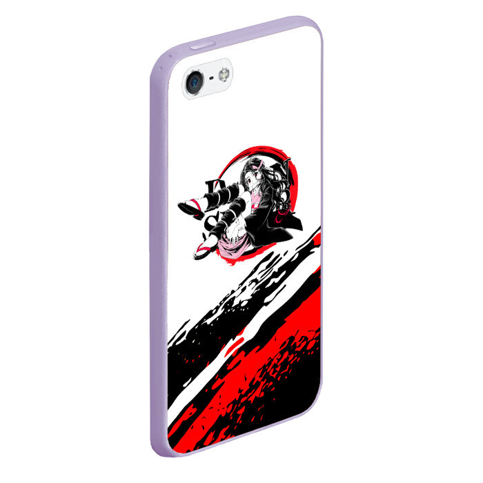 Чехол для iPhone 5/5S матовый Незуко Камадо | Клинок, рассекающий демонов фото