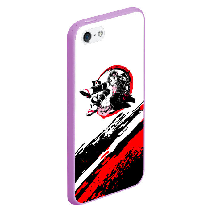 Чехол для iPhone 5/5S матовый Незуко Камадо | Клинок, рассекающий демонов фото