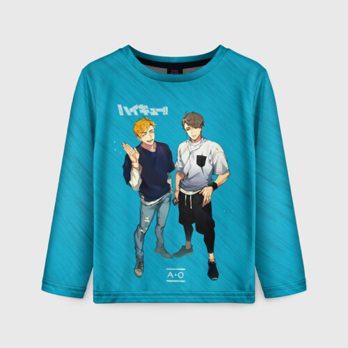 Детский лонгслив 3D Старшая Инаризаки Haikyuu!! фото